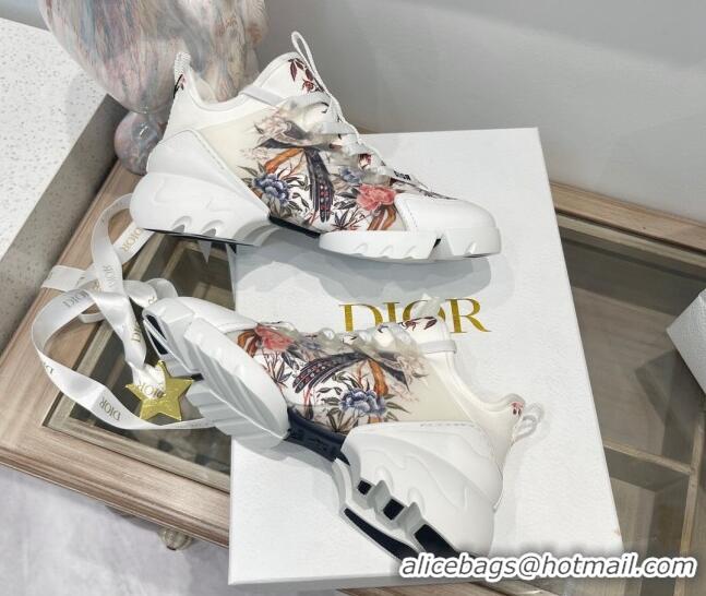 Top Grade Dior D-Connect Sneakers in Flora Bird Technical Fabric 7230089