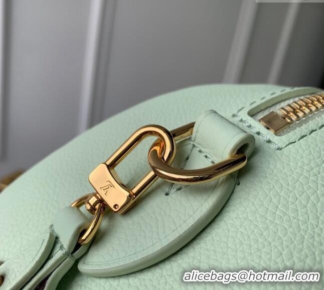 Super Quality Louis Vuitton Speedy 18 LV&I Bag with Charm in Light Green Leather M24605 2024