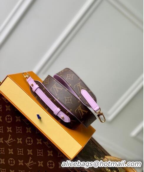 Shop Louis Vuitton Speedy 18 LV&I Bag with Charm in Purple Leather M24598 2024