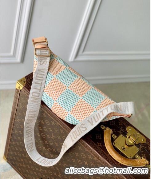 Top Quality Louis Vuitton Rush Bumbag Belt Bag in Damier Heritage Canvas N40736 White 2024