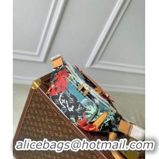 Cheapest Louis Vuitton Rush Bumbag Belt Bag in Monogram Surfin' Canvas M24987 Sky Blue 2024