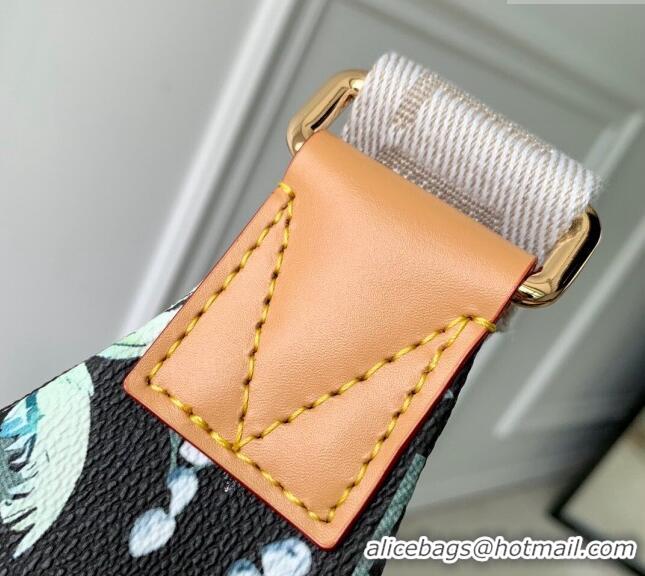 Cheapest Louis Vuitton Rush Bumbag Belt Bag in Monogram Surfin' Canvas M24987 Sky Blue 2024