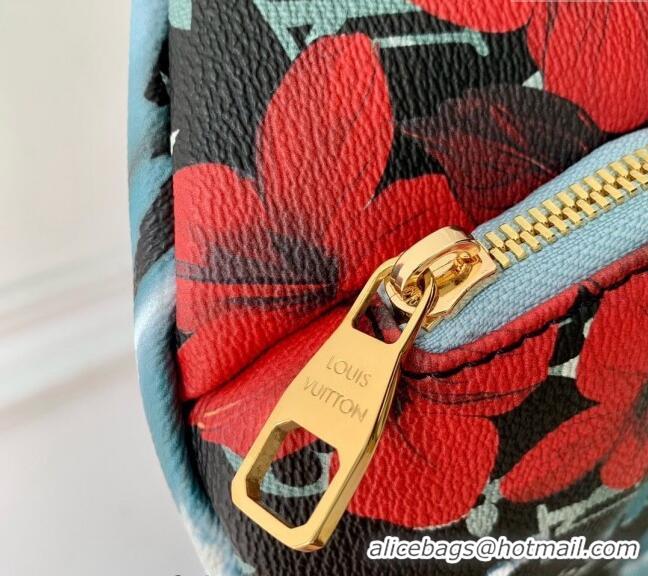 Cheapest Louis Vuitton Rush Bumbag Belt Bag in Monogram Surfin' Canvas M24987 Sky Blue 2024