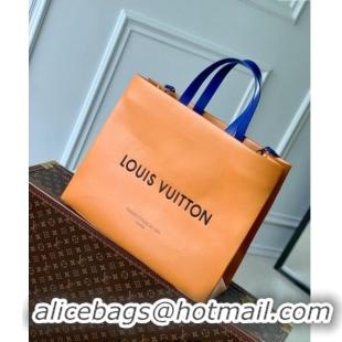 Inexpensive Louis Vuitton Shopper Tote MM bag in Calf Leather M24457 Safran Apricot 2024