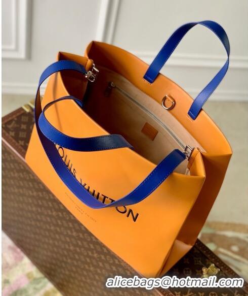 Inexpensive Louis Vuitton Shopper Tote MM bag in Calf Leather M24457 Safran Apricot 2024