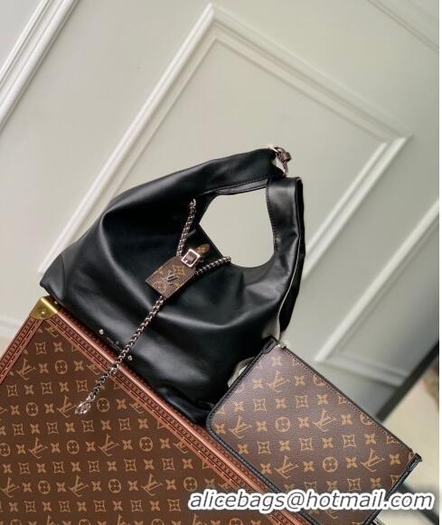 Shop Discount Louis Vuitton Atlantis MM Tote Bag in Calfskin M11266 Black 2024