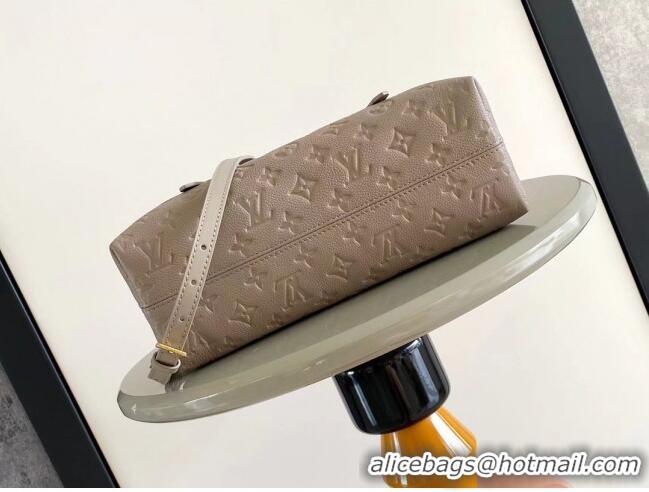 New Fashion Louis Vuitton Babylone Tote PM bag in Monogram Empreinte Leather M11463 Tourterelle Grey 2024