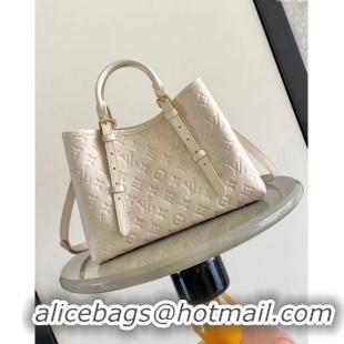 Famous Brand Louis Vuitton Babylone Tote PM bag in Monogram Empreinte Leather M11394 White 2024