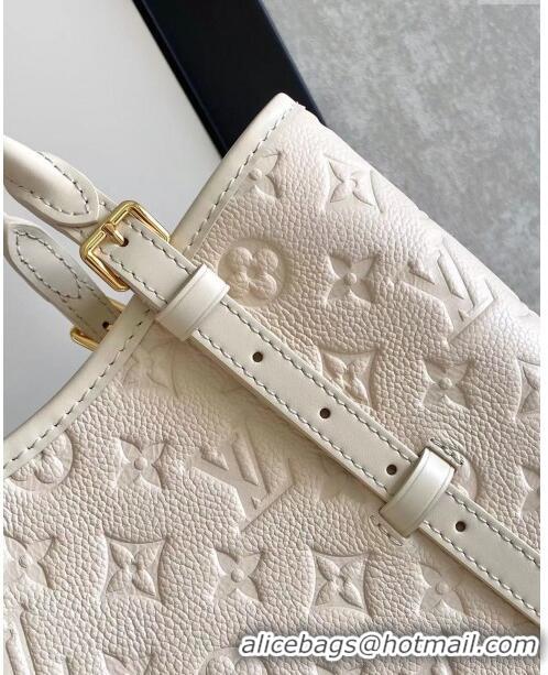 Famous Brand Louis Vuitton Babylone Tote PM bag in Monogram Empreinte Leather M11394 White 2024