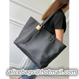 Trendy Design Louis Vuitton Low Key Cabas MM Tote bag in Grained Calfskin M25341 Black 2024