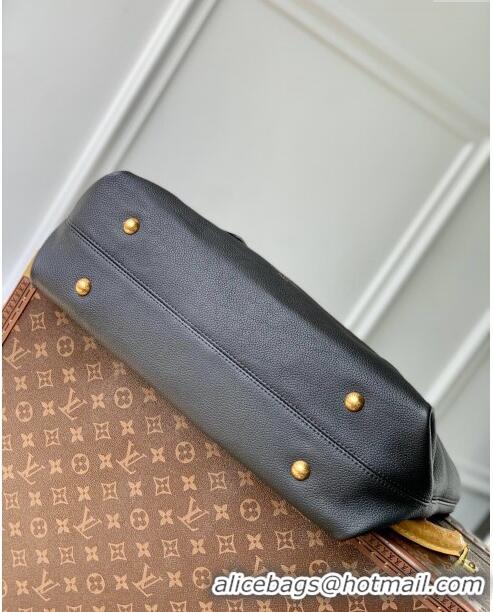 Trendy Design Louis Vuitton Low Key Cabas MM Tote bag in Grained Calfskin M25341 Black 2024