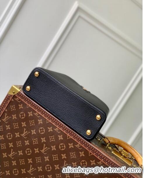 Promotional Louis Vuitton Capucines BB Bag in Taurillon Leather M24727 Black 2024