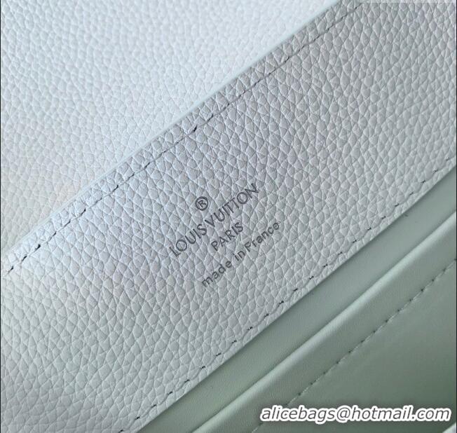 Super Quality Louis Vuitton East West Capucines Mini Bag in Taurillon Leather M24666 White 2024