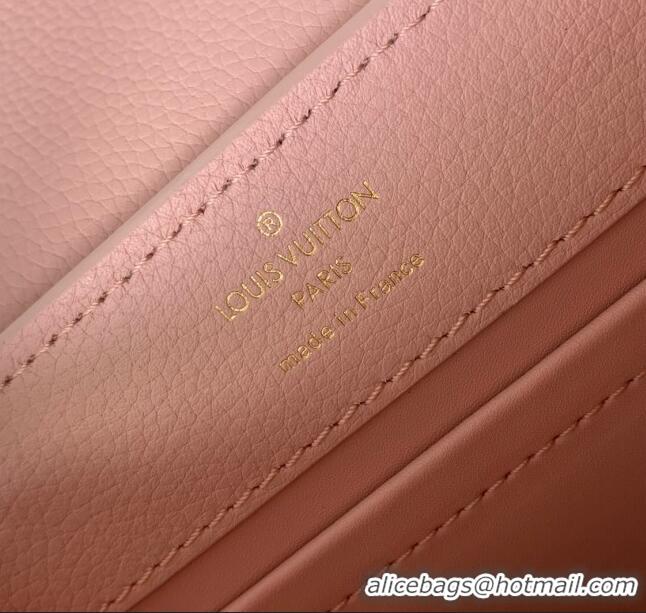 Best Price Louis Vuitton East West Capucines Mini Bag in Taurillon Leather M24666 Pink 2024