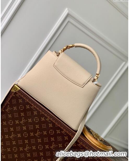 Trendy Design Louis Vuitton Capucines MM Bag in Taurillon Leather M23944 Beige 2024