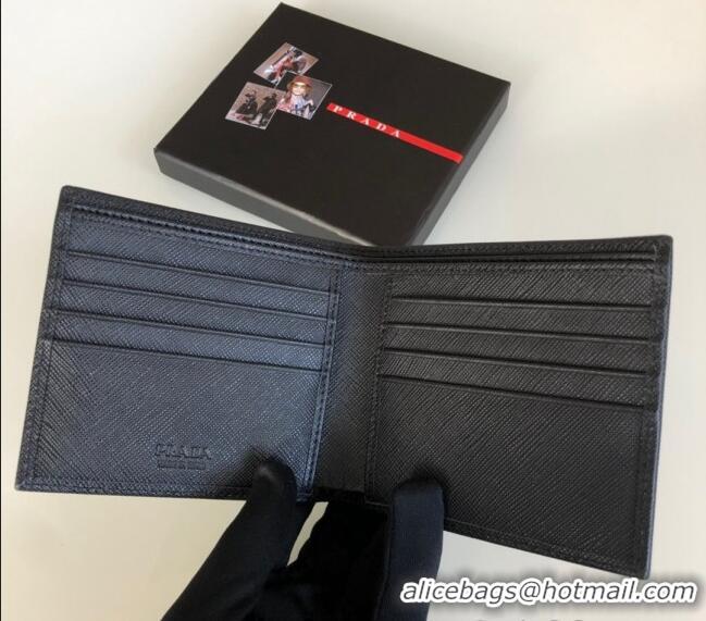 Grade Design Prada Saffiano Leather Wallet 2MO513 Black