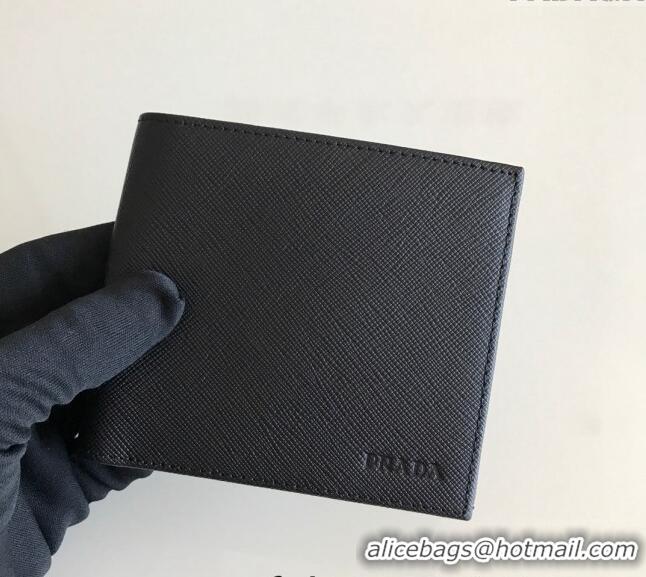 Promotional Prada Saffiano Leather Wallet 2MO513 Black