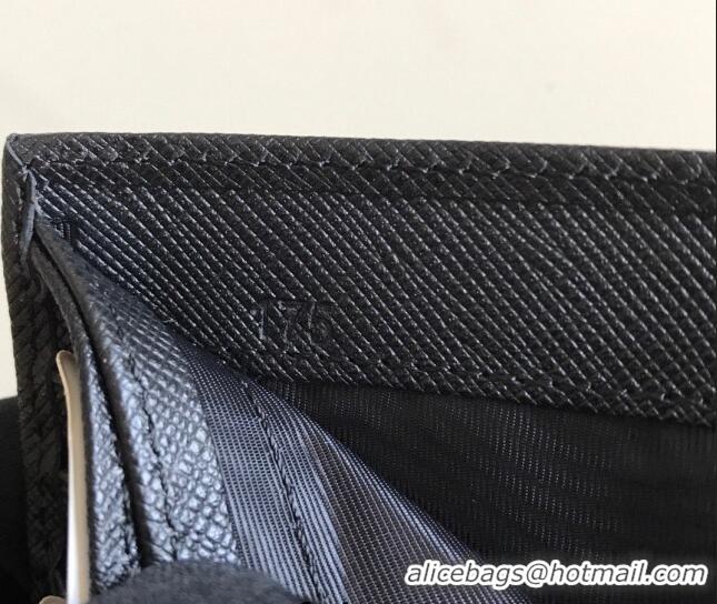 Promotional Prada Saffiano Leather Wallet 2MO513 Black