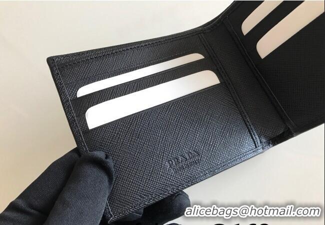 Promotional Prada Saffiano Leather Wallet 2MO513 Black