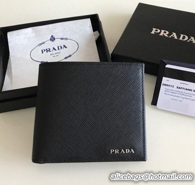 Unique Grade Prada Saffiano Leather Wallet 2MO513 Black