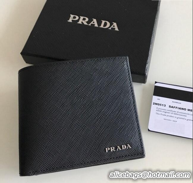 Unique Grade Prada Saffiano Leather Wallet 2MO513 Black