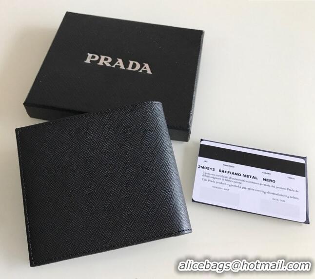 Buy Cheap Prada Saffiano Leather Wallet 2MO513 Black