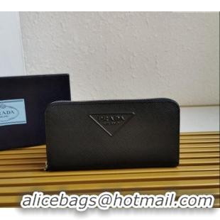 Grade Design Prada Saffiano Leather Wallet 2ML317 Black