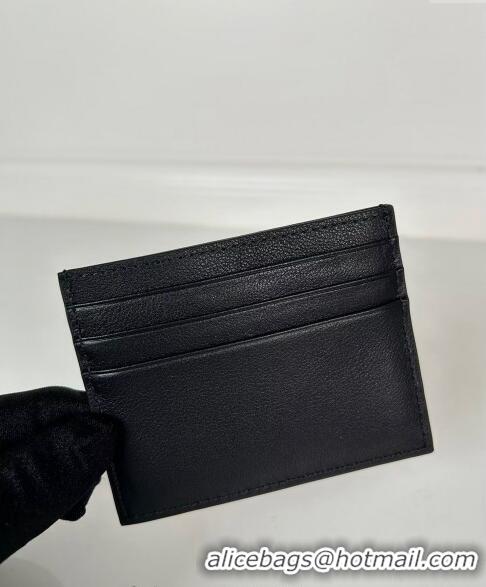 Grade Quality Prada Leather Card Holder Wallet 1MC025 Black 2024