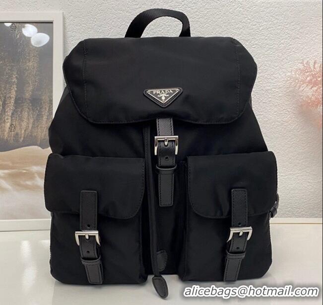 Trendy Design Prada Nylon Backpack Bag BZ2811 Black/Silver 2023