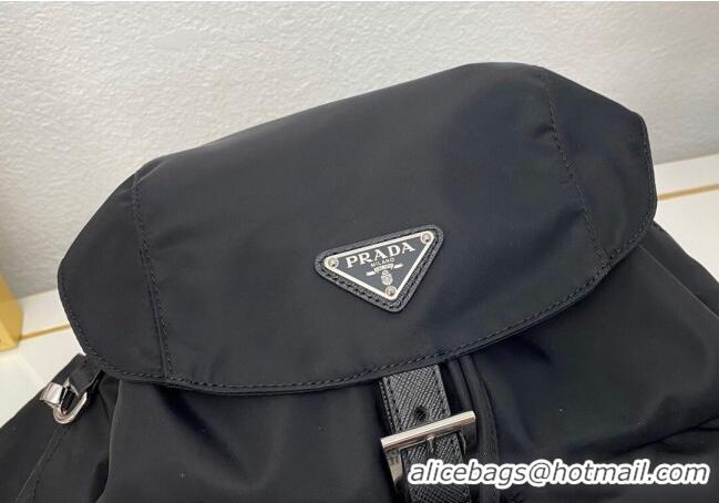 Buy Inexpensive Prada Medium Nylon Backpack 1BZ811 Black 2023