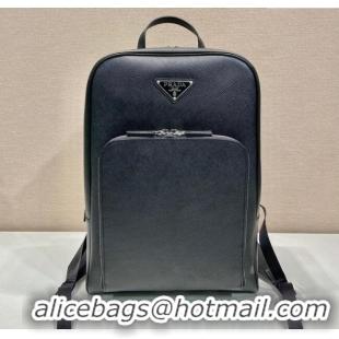 Well Crafted Prada Saffiano leather backpack 2VZ102 Black 2023