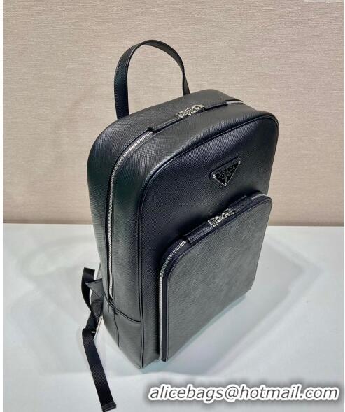 Well Crafted Prada Saffiano leather backpack 2VZ102 Black 2023