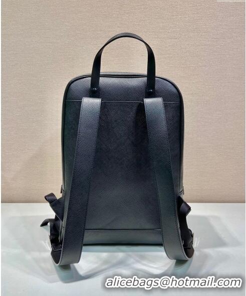 Well Crafted Prada Saffiano leather backpack 2VZ102 Black 2023