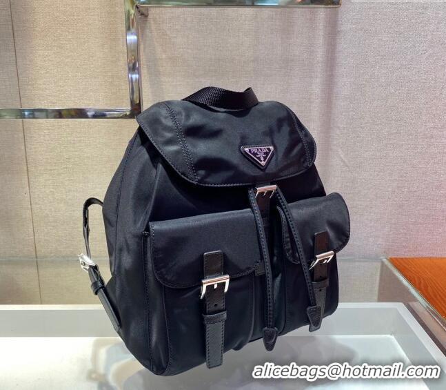 Top Quality Prada Small Nylon Backpack 1BZ677 Black 2023