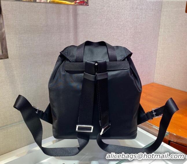 Top Quality Prada Small Nylon Backpack 1BZ677 Black 2023