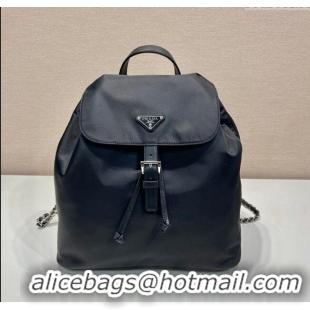 New Release Creation Prada Nylon Large Backpack Bag 1BZ830 Black 2024