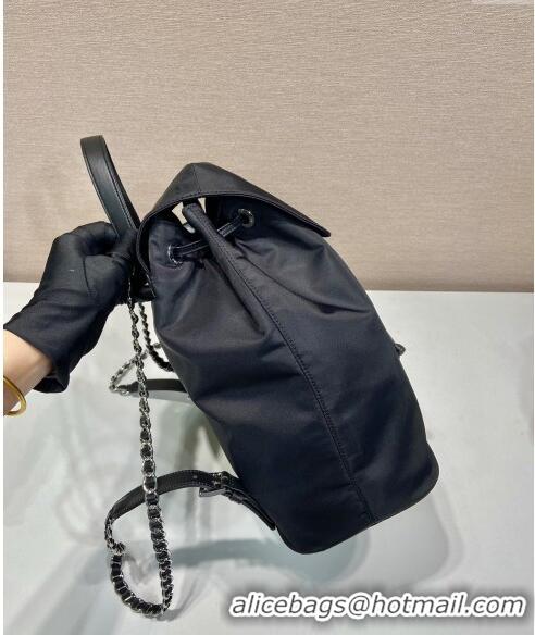 New Release Creation Prada Nylon Large Backpack Bag 1BZ830 Black 2024