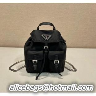 Spot Bulk Prada Re-Nylon Mini Backpack Bag 1BH029 Black 2024