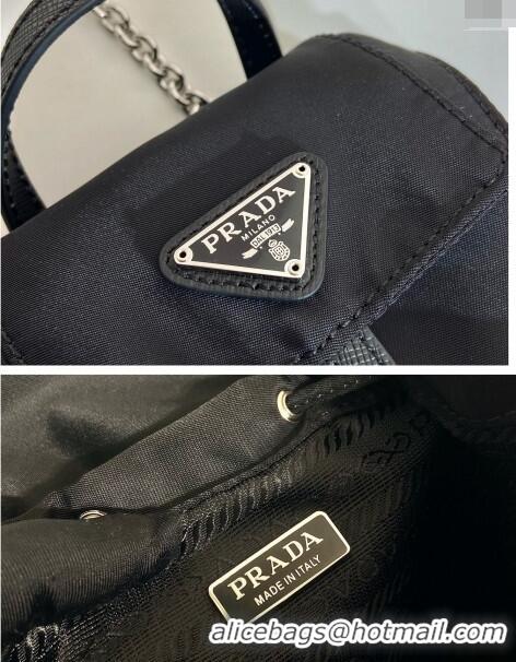 Spot Bulk Prada Re-Nylon Mini Backpack Bag 1BH029 Black 2024