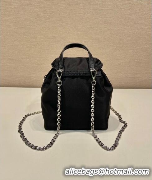 Spot Bulk Prada Re-Nylon Mini Backpack Bag 1BH029 Black 2024