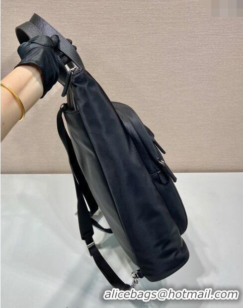 Most Popular Prada Mens Nylon Bakcpacks Bag 2VG098 Black 2024