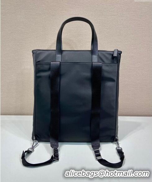 Most Popular Prada Mens Nylon Bakcpacks Bag 2VG098 Black 2024