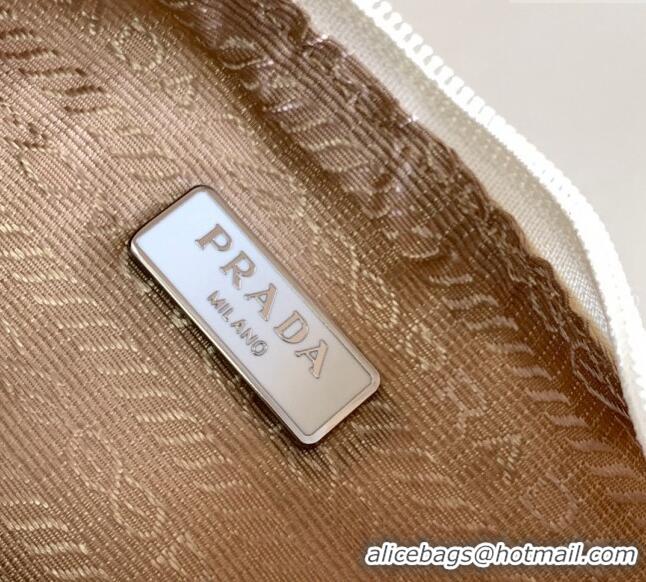 Cheapest Prada Re-Nylon Re-Edition 2000 Mini Bag 1NE515 White 2023