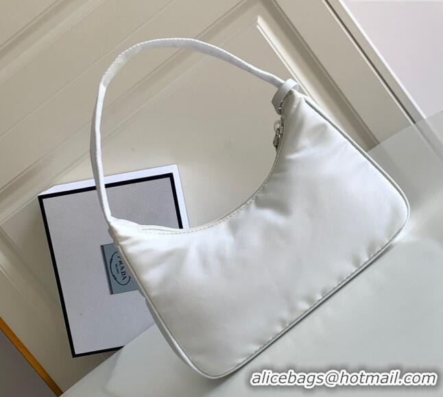 Cheapest Prada Re-Nylon Re-Edition 2000 Mini Bag 1NE515 White 2023