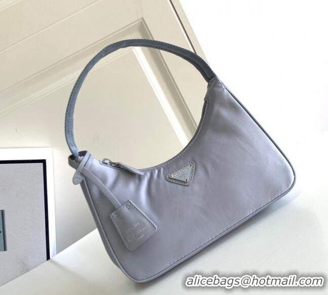 Classic Wholesale Prada Re-Nylon Re-Edition 2000 Mini Bag 1NE515 Light Grey 2023