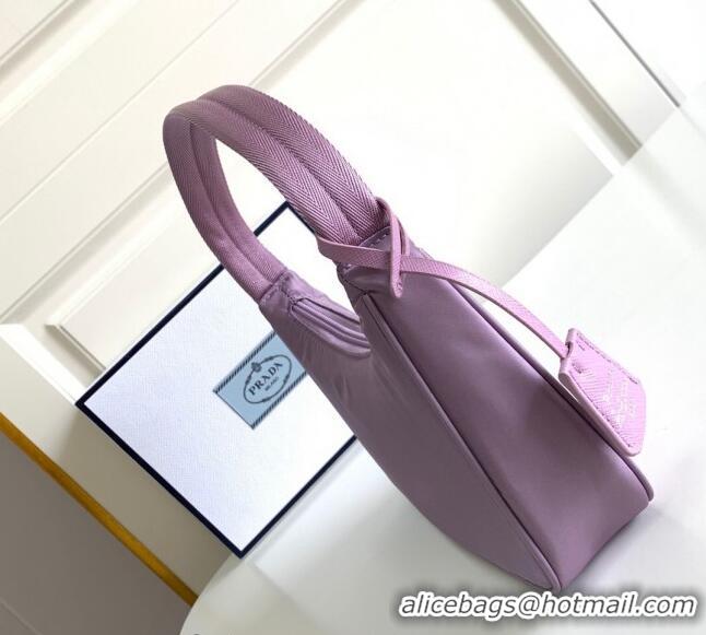 Spot Discount Prada Re-Nylon Re-Edition 2000 Mini Bag 1NE515 Light Purple 2023