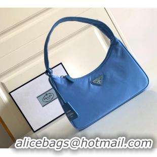 Best Price Prada Re-Nylon Re-Edition 2000 Mini Bag 1NE515 Light Blue 2023