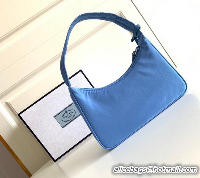 Best Price Prada Re-Nylon Re-Edition 2000 Mini Bag 1NE515 Light Blue 2023