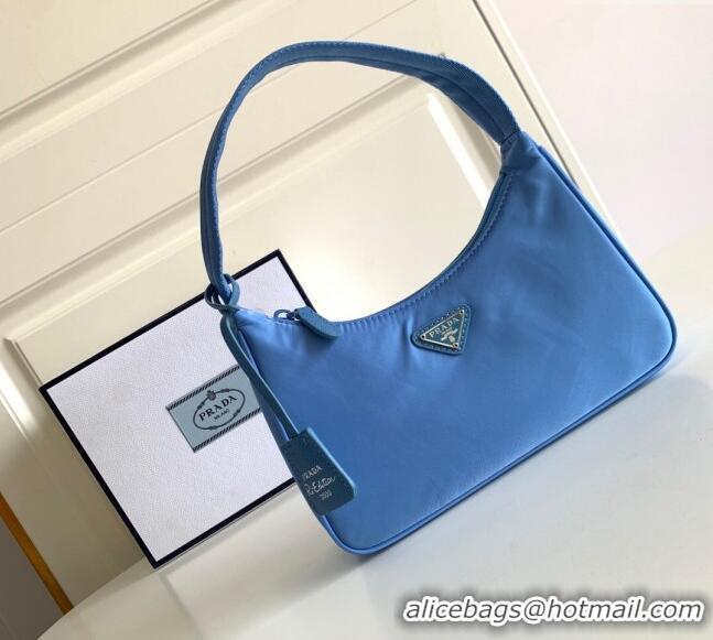 Best Price Prada Re-Nylon Re-Edition 2000 Mini Bag 1NE515 Light Blue 2023