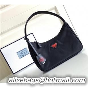 Market Sells Prada Re-Nylon Re-Edition 2000 Mini Bag 1NE515 Black/Red 2023